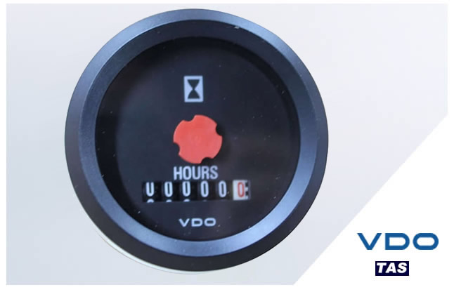 VDO Engine hours counter Gauge no minute hands